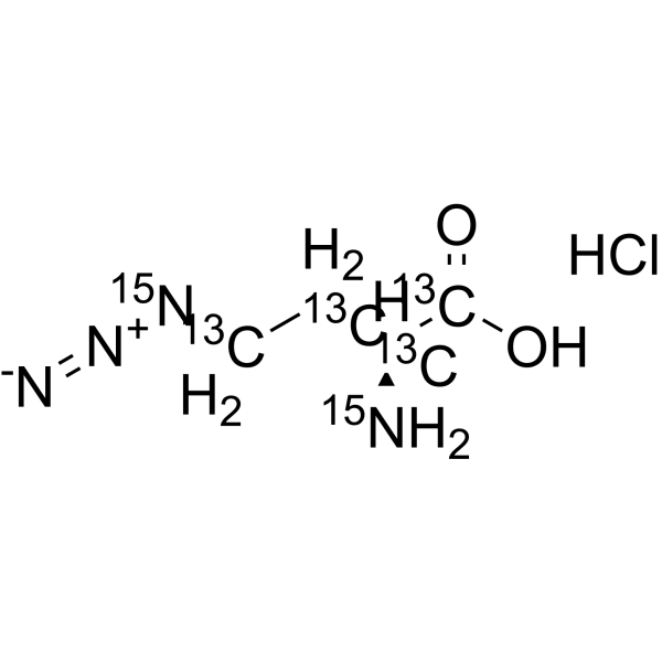 L-Azidohomoalanine-1,2,3,4-13C4 hydrochloride 2483829-89-4